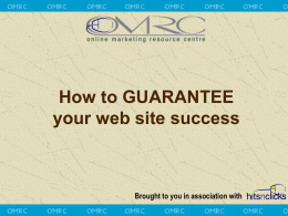 How to GUARANTEE traffic to your web site