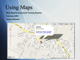 Maps - West Virginia University