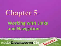 Working with Links and Navigation
