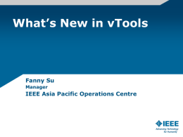 What`s New in vTools
