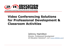 Video Conference - 2it Education Solutions