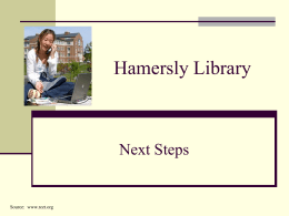 Hamersley Library