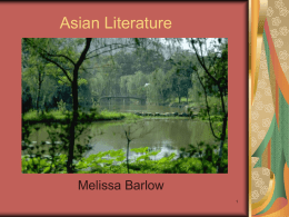 Asian American Literature Power Point Presentation