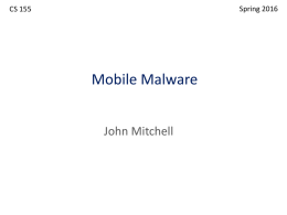 18-mobile-malwarex - Stanford Crypto group