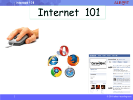 Internet 101 - Albert