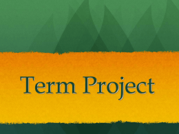 Term project