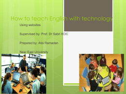 How to teach English with technology