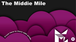 The Middie Mile