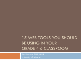 10 Web Tools You Should Be Using in Your Grade 4