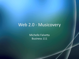 Web 2.0 - Musicovery