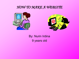 how to make a website - Create Your Own Website