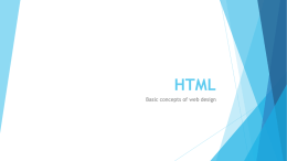 HTML - ict4u.net