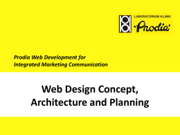 Web Design Concept, Architecture and Planningx