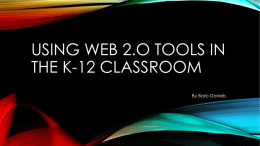 Using web 2.o tools to enhance reading instruction