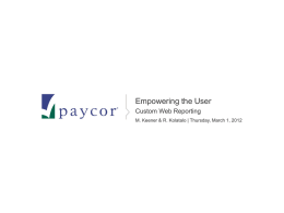 Who is Paycor? - Information Builders