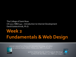 Fundamentals and Web Design (PPTX)