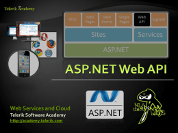 ASP.NET Web API Role