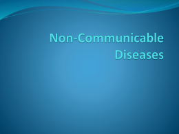 Non-Communicable Diseases