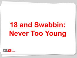 18 and Swabbin: Never Too Young The Delete Blood Cancer