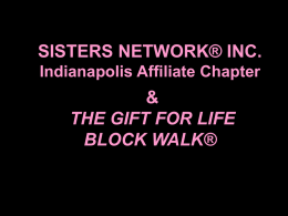 SISTERS NETWORK® INC. Indianapolis Affiliate Chapter & THE