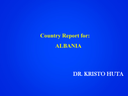 Situata onkologjike ne Shqiperi