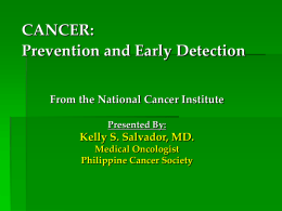 PREVENTION & EARLY DETECTION