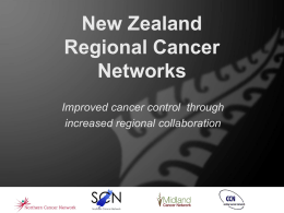 NZ Cancer Networks