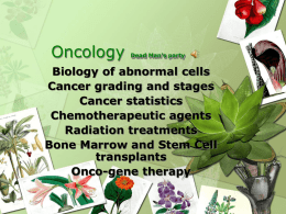 Oncology - PBworks