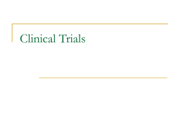 Clinical Trials - New Providence School District