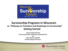 Presentation Title - Wisconsin Cancer Council