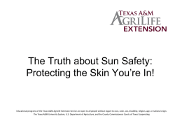 The Truth about Sun Safety: Protecting the Skin You're In!