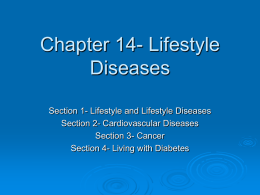Chapter 14- Lifestyle Diseases