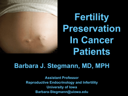 Fertility Preservation - Iowa Cancer Consortium