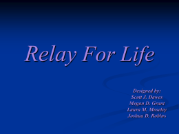 Relay for Life - Shepherd Webpages