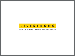 the problem - Livestrong