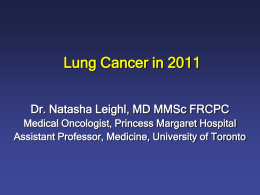 Update on Molecular Biology of Lung Cancer