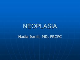 Neoplasia (Dr. Ismiil)