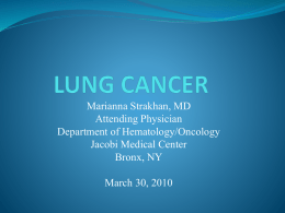lung cancer - Jacobi Medical Center