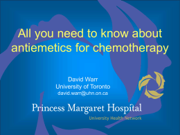 + Dex - Medical Oncology at University of Toronto