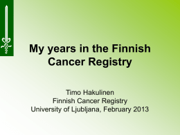 Finnish Cancer Registry