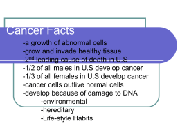 Cancer Facts