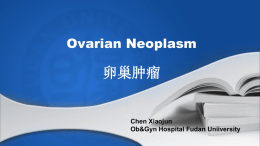 Epithelial ovarian neoplasm