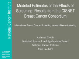 Breast Cancer Investigators in CISNET