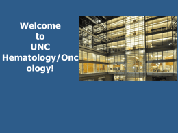 clinical/translational research - UNC School of Medicine