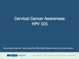 Cervical Cancer PowerPoint Presentation