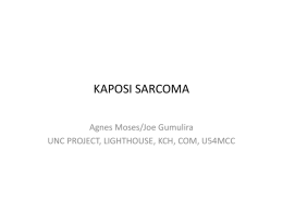 kaposi sarcoma - Malawi Cancer Consortium