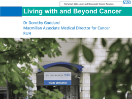 Living with and beyond cancer – survivorship update