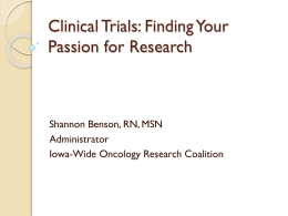 Finding Your Passion for Research