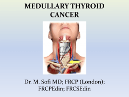 Medullary thyroid cancer