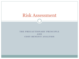 g. Risk Assessment